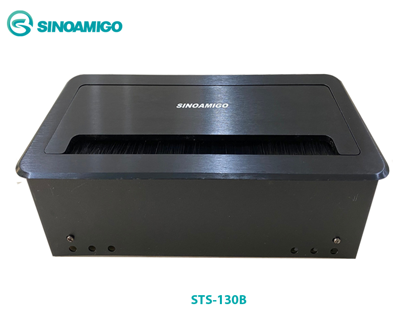 Ổ cắm âm bàn cao cấp sinoamigo STS-130B mầu đen