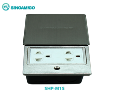 Hộp ổ cắm âm sàn nắp trượt sinoamigo SHP-M1S