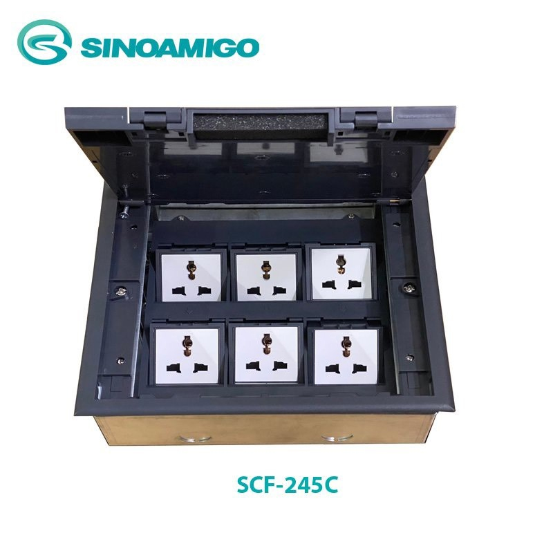 Ổ cắm âm sàn sinoamigo SCF-245C chính hãng