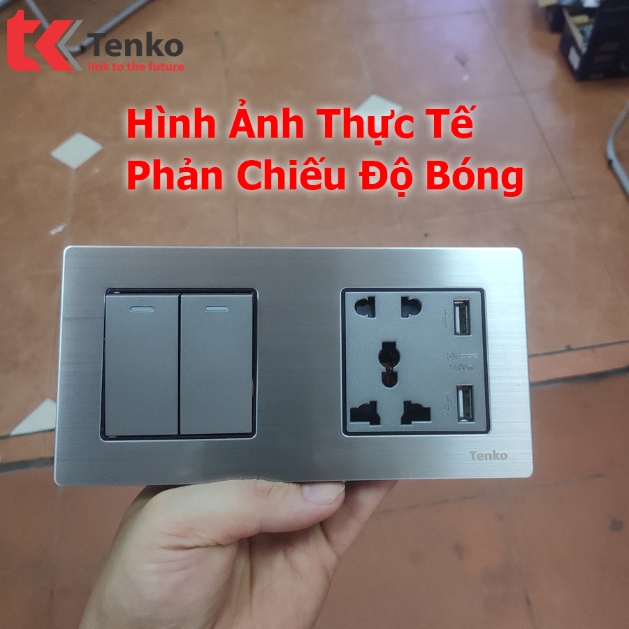 công tắc ổ cắm mặt kim loại cao cấp giá rẻ