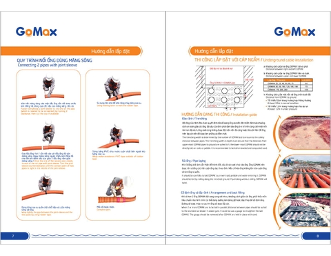 Bảng giá ống luồn dây điện cáp ngầm Gomax