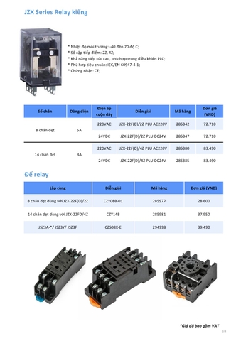 Bảng giá thiết bị điện Chint