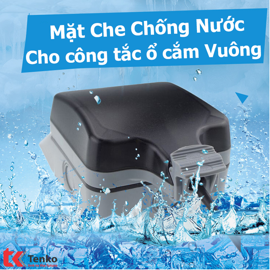 mặt che chống nước ổ cắm điện ngoài trời cao cấp tenko tk-ip66