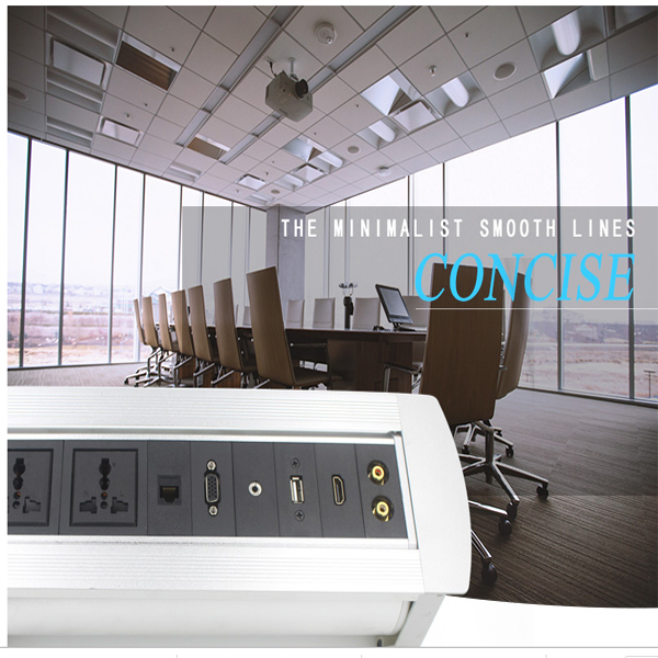 Hộp ổ cắm âm bàn sinoamigo STS-240E cao cấp